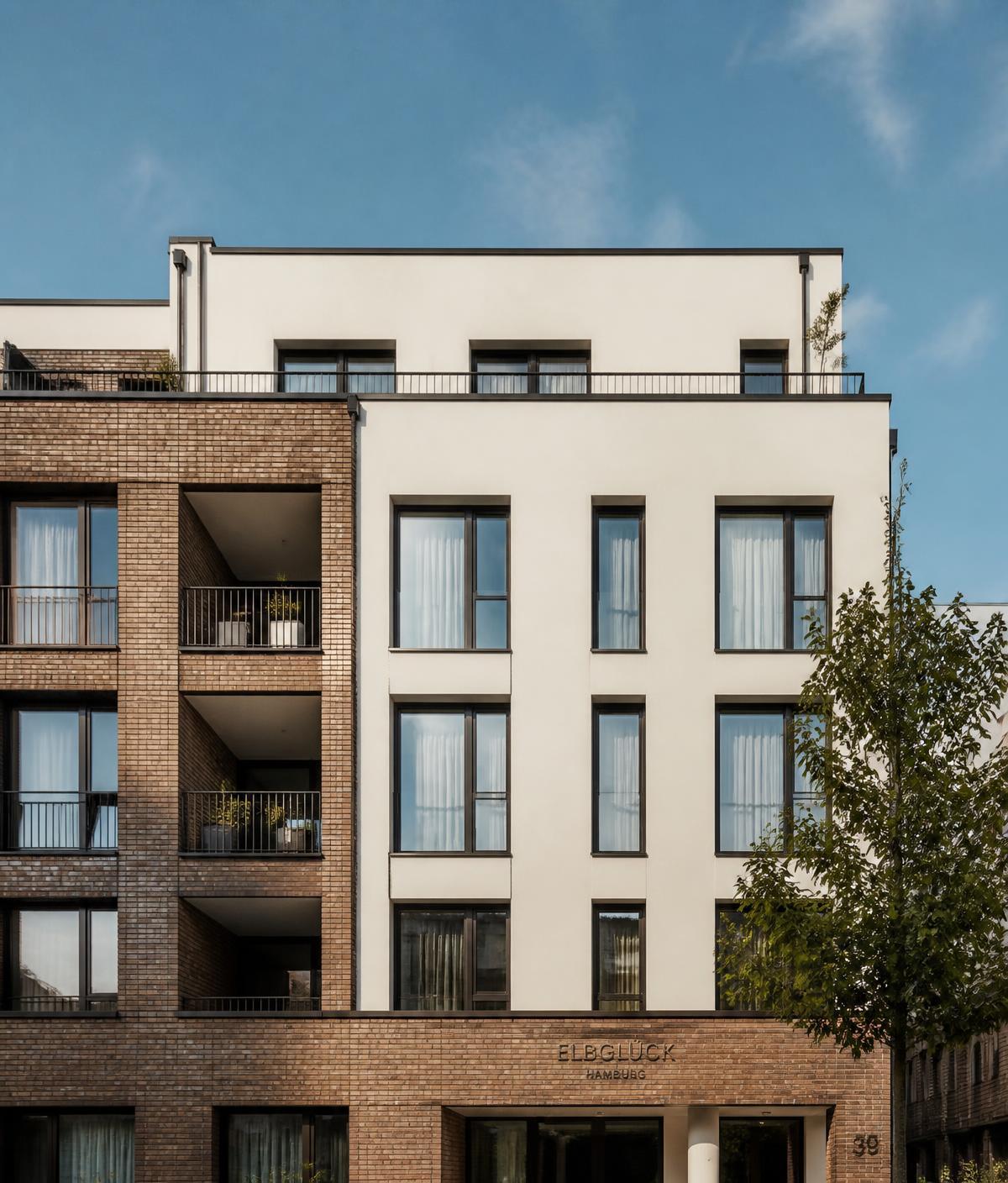 Moderne Wohnimmobilie in Hamburg mit gepflegter Fassade